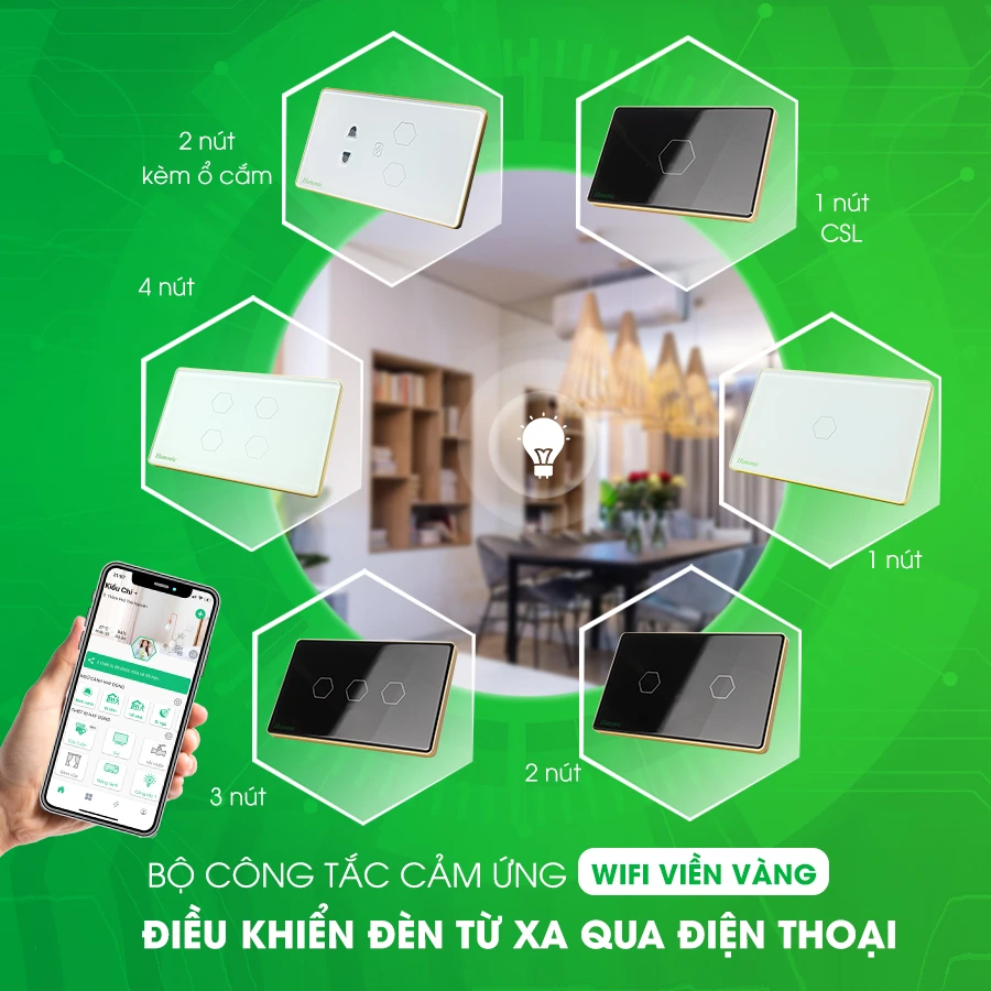 Công tắc thông minh hunonic