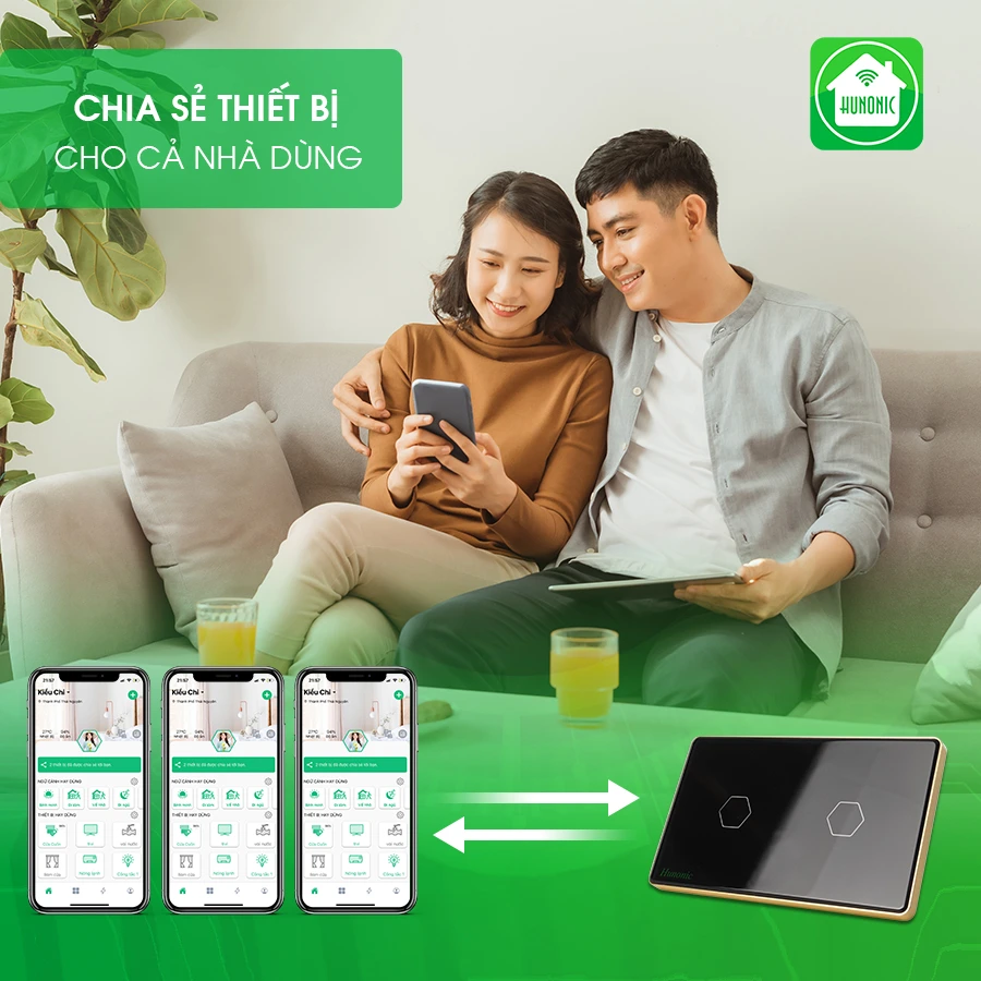Công tắc thông minh hunonic