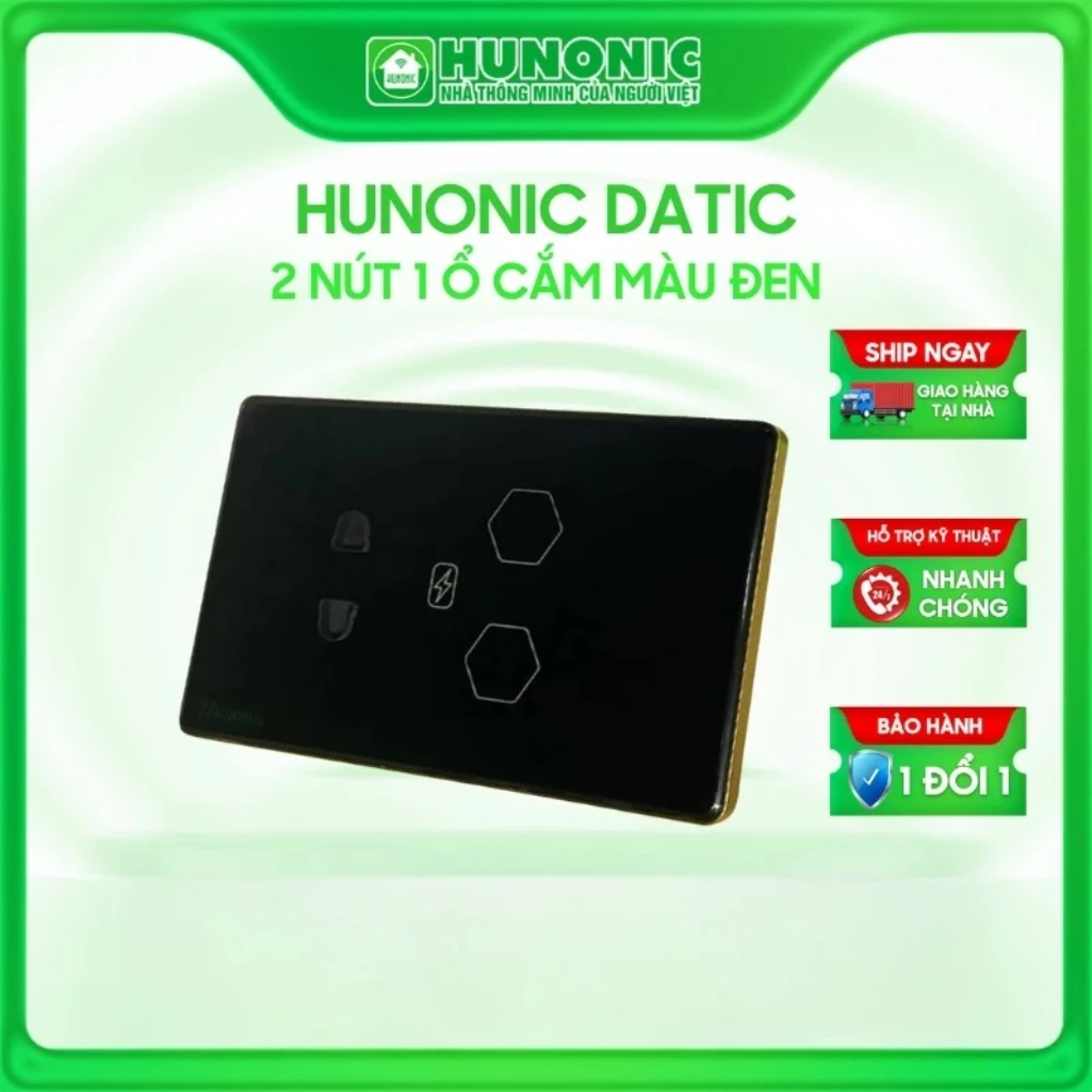 công tắc thông minh 2 nút 1 ổ cắm