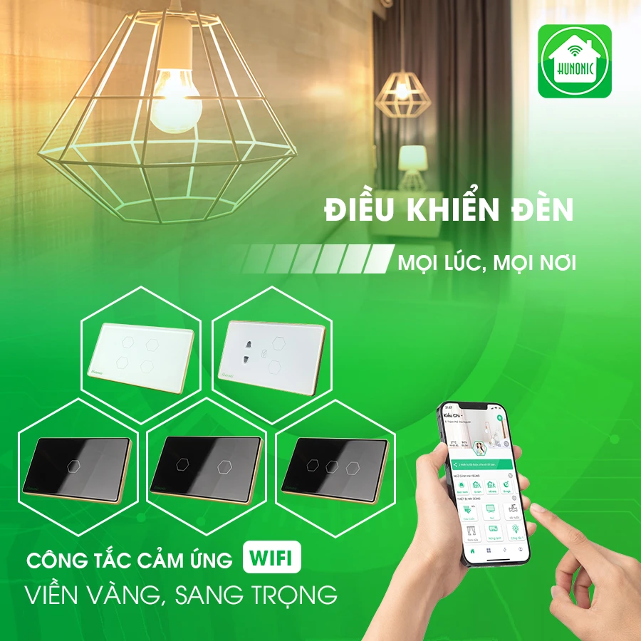 Công tắc cảm ứng hunonic