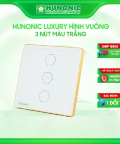 Công tắc thông minh luxury hunonic hình vuông