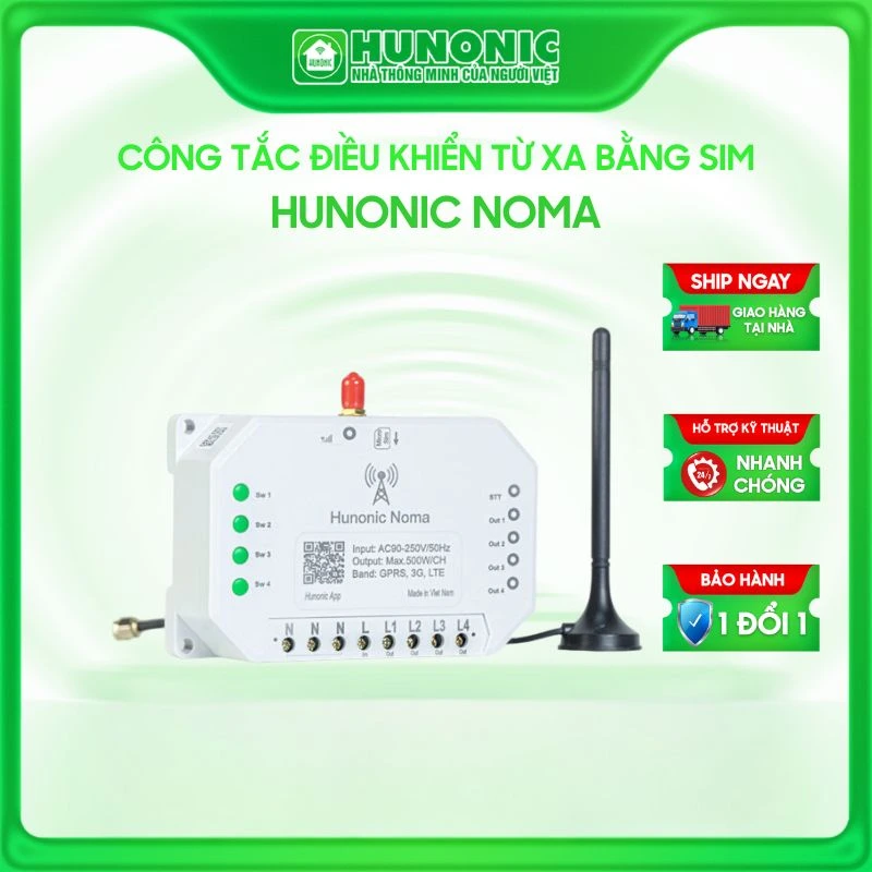 Công tắc điều khiển từ xa qua sim