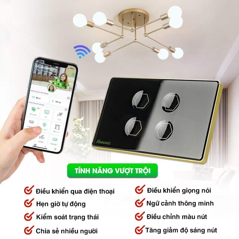 Công tắc thông minh hunonic