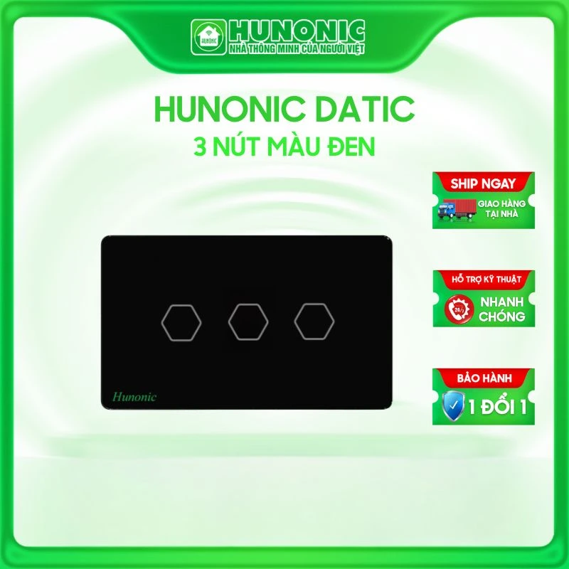 Công tắc thông minh hunonic 3 nút